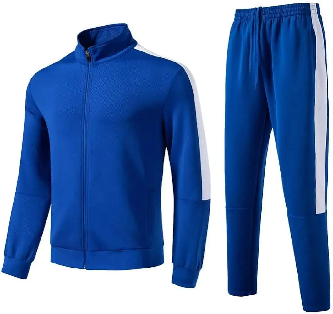 GAF Wholesale Custom Men's Full-Zip Breathable Jogging Tracksuit Set Long Sleeve Sportswear Friendly For Spring Outdoor Training