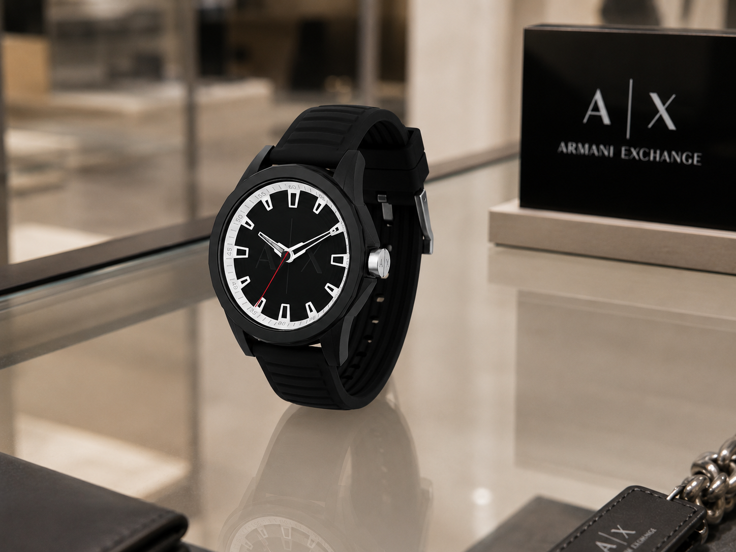Armani Exchange AX2520 Three Hand Quartz Black Dial Men's Watch