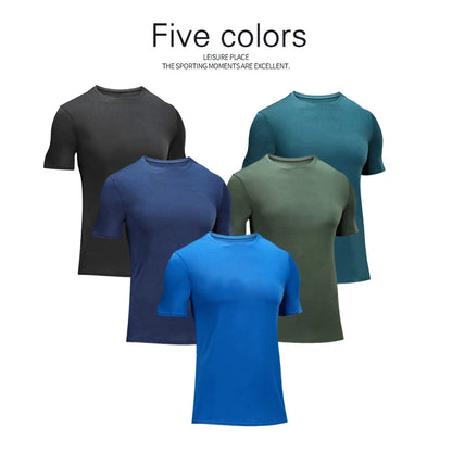 Custom Outdoor Running Training Sportswear Men's T-shirts Wholesale Latest Design Plain Tracksuit Manufacturer
