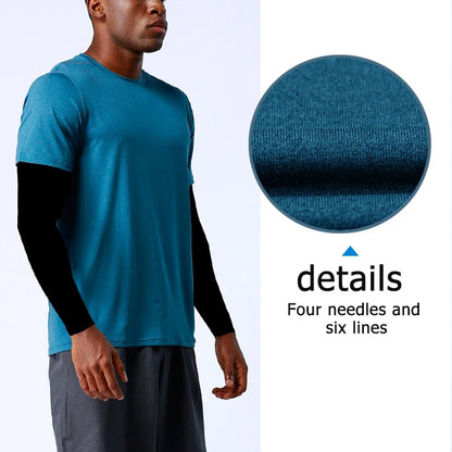 Custom Outdoor Running Training Sportswear Men's T-shirts Wholesale Latest Design Plain Tracksuit Manufacturer