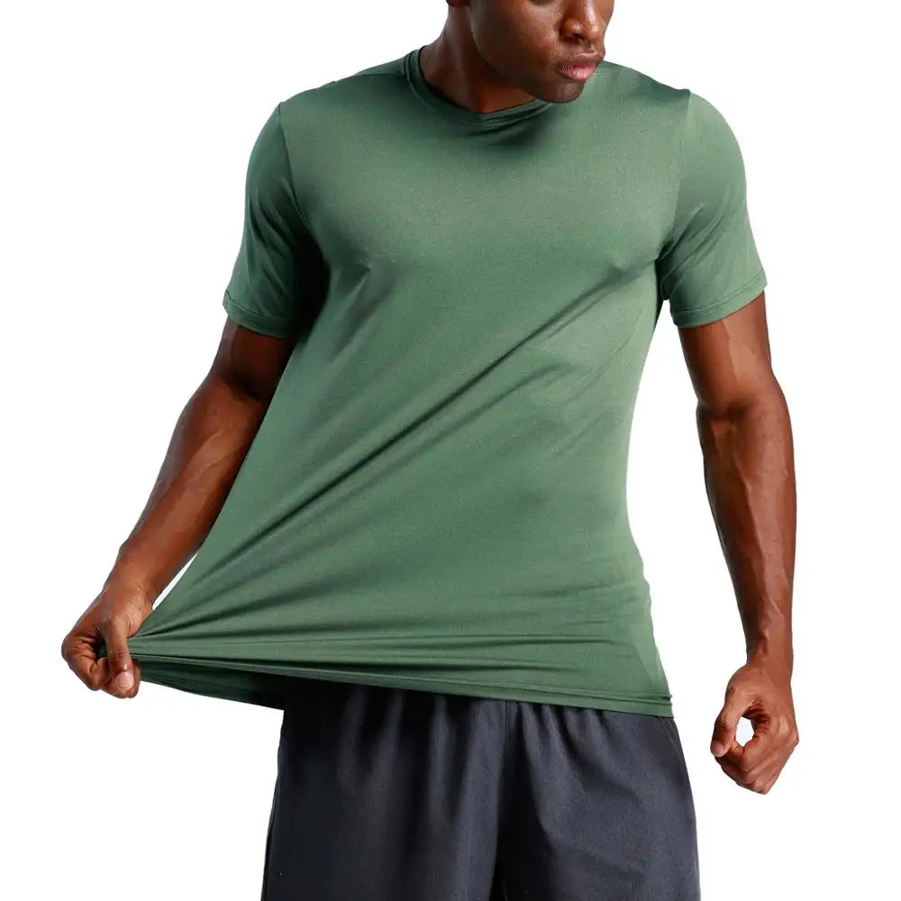 Custom Outdoor Running Training Sportswear Men's T-shirts Wholesale Latest Design Plain Tracksuit Manufacturer