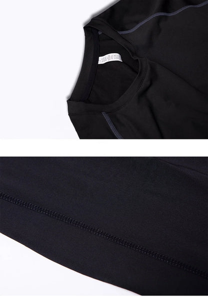 Training Wear Custom Logo Polyester Quick-drying Sportswear 5PCS Workout Clothing Basketball Base Layer Men Gym Fitness Sets