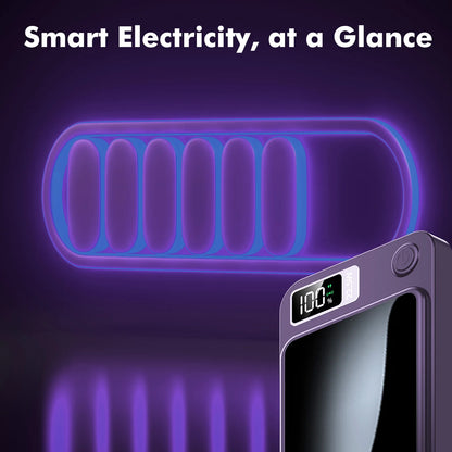 Batería externa magnética inalámbrica de 10000 mAh, carga rápida de 22,5 W, pantalla digital LED para Magsafe, para iPhone 17 16 15 Pro Max Power Bank
