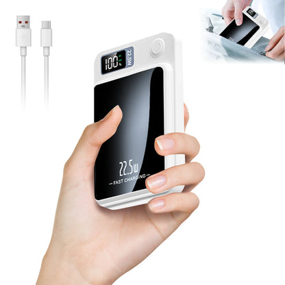 Batería externa magnética inalámbrica de 10000 mAh, carga rápida de 22,5 W, pantalla digital LED para Magsafe, para iPhone 17 16 15 Pro Max Power Bank