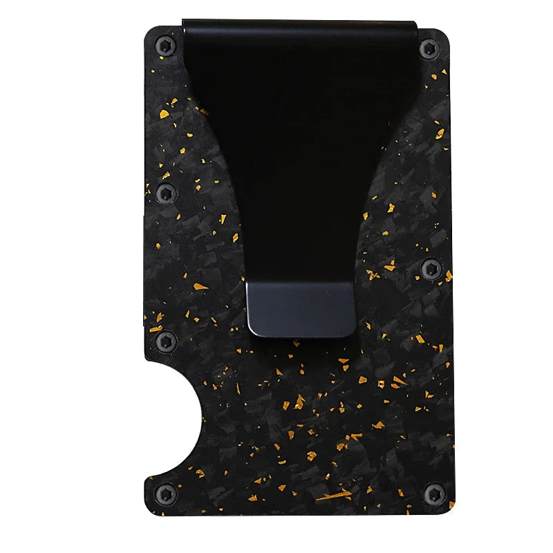 Minimalist Forged Carbon Wallet
