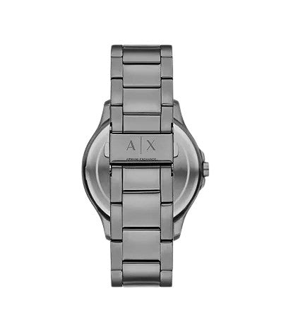 ARMANI EXCHANGE AX2455 GREEN DIAL GRAY STAINLESS STEEL BRACELET 46MM MENS WATCH
